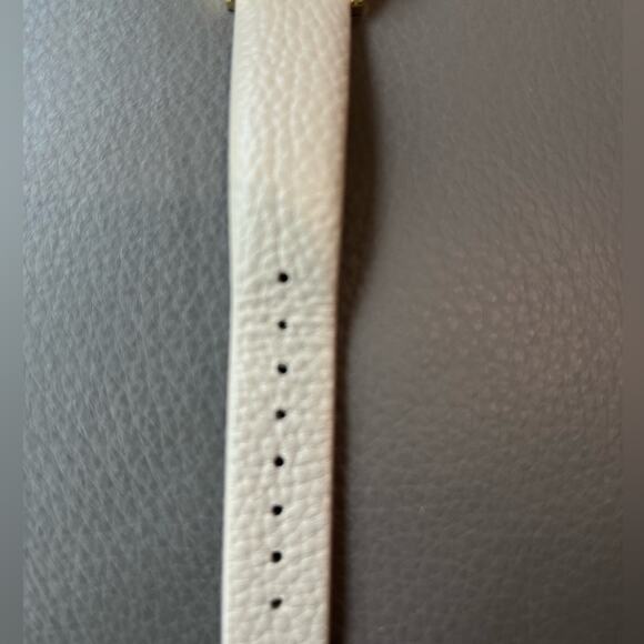 Kate Spade Sign Post Metro Series Neutral Leather Wristband Womens Watch - Picture 7 of 7